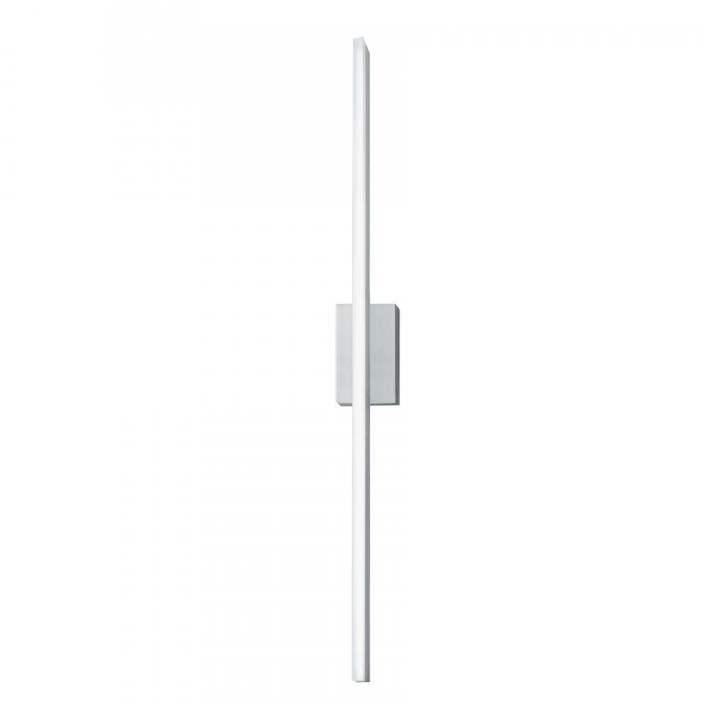 Ava 48&#39;&#39; High Integrated LED Sconce - Brushed Aluminum