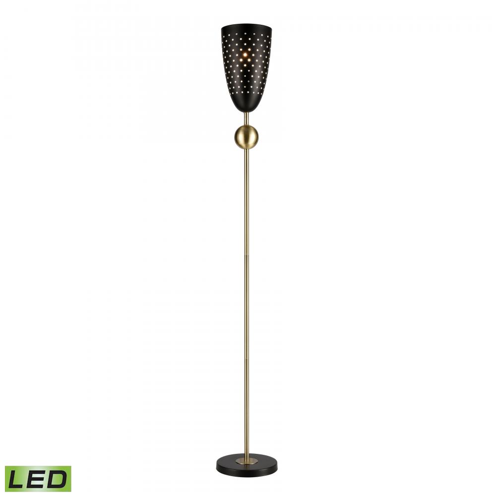 Amulet 69.5&#39;&#39; High 1-Light Floor Lamp - Black - Includes LED Bulb