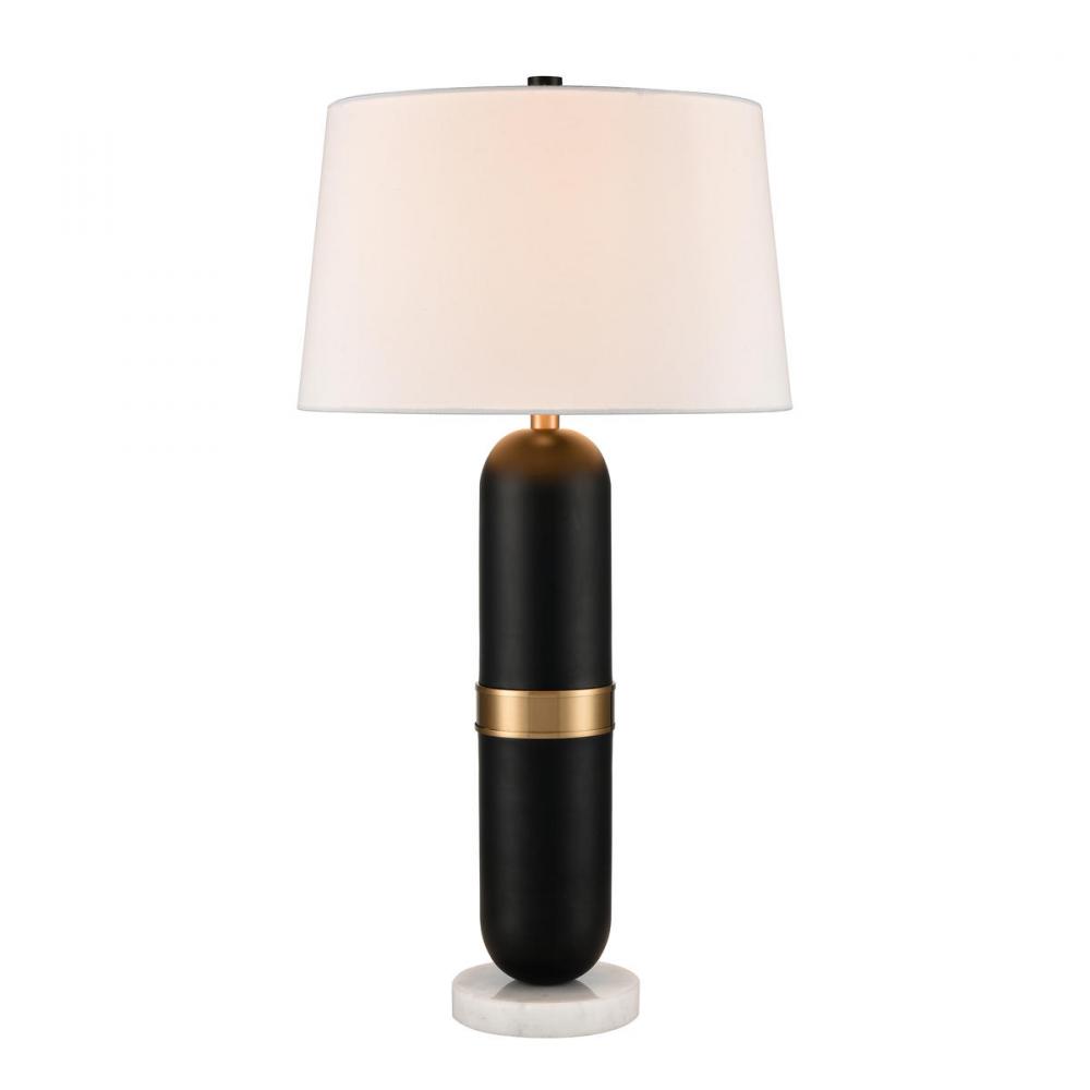 Pill 34&#39;&#39; High 1-Light Table Lamp - Matte Black