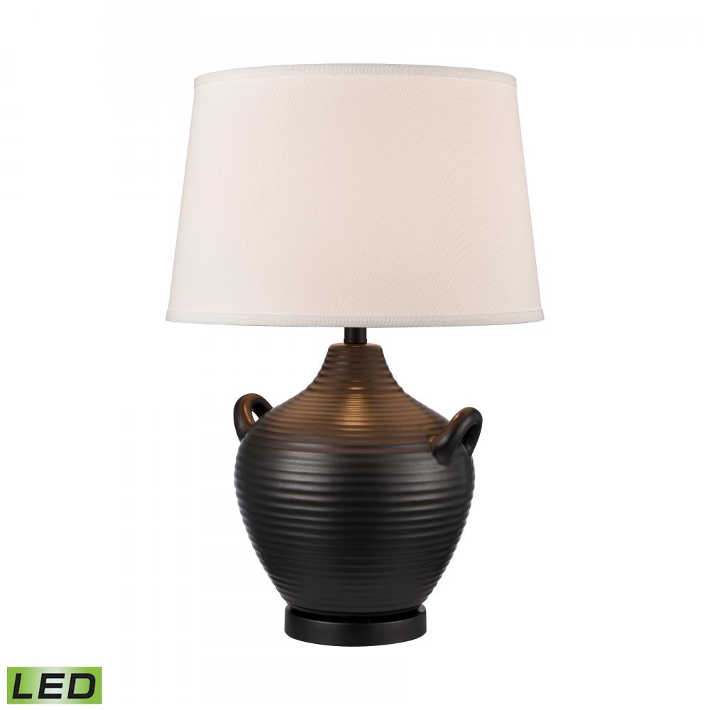 Oxford 25&#39;&#39; High 1-Light Table Lamp - Black - Includes LED Bulb