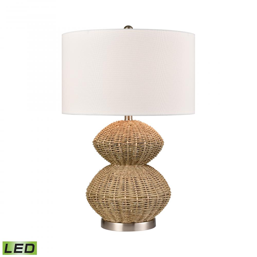 Helia 27&#39;&#39; High 1-Light Table Lamp - Natural - Includes LED Bulb