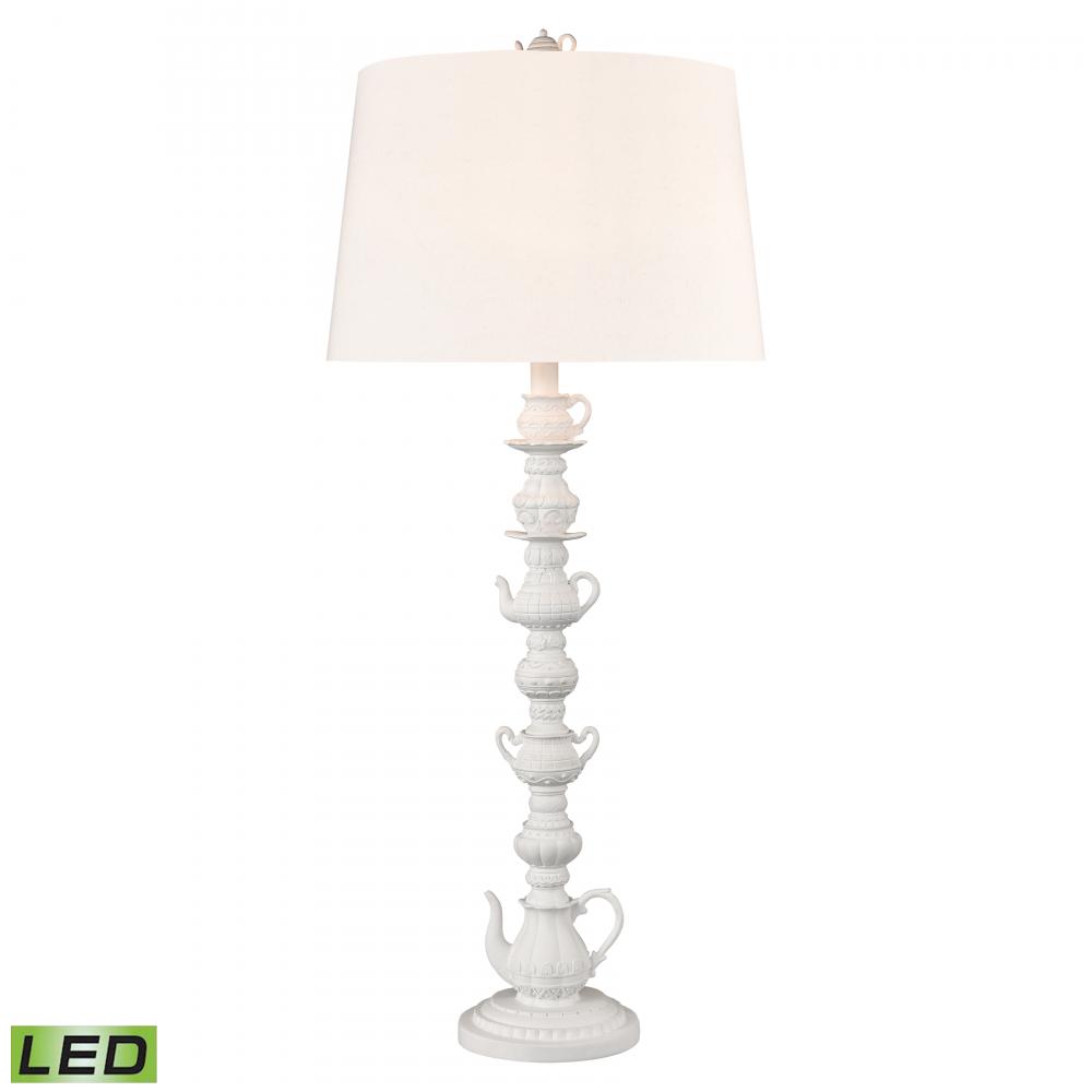 Rosetta Cottage 35&#39;&#39; High 1-Light Table Lamp - Matte White - Includes LED Bulb