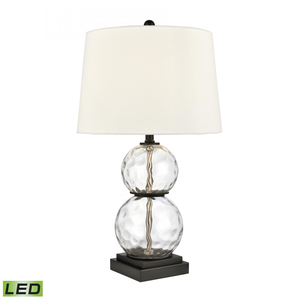 Forsyth 26&#39;&#39; High 1-Light Table Lamp - Clear - Includes LED Bulb