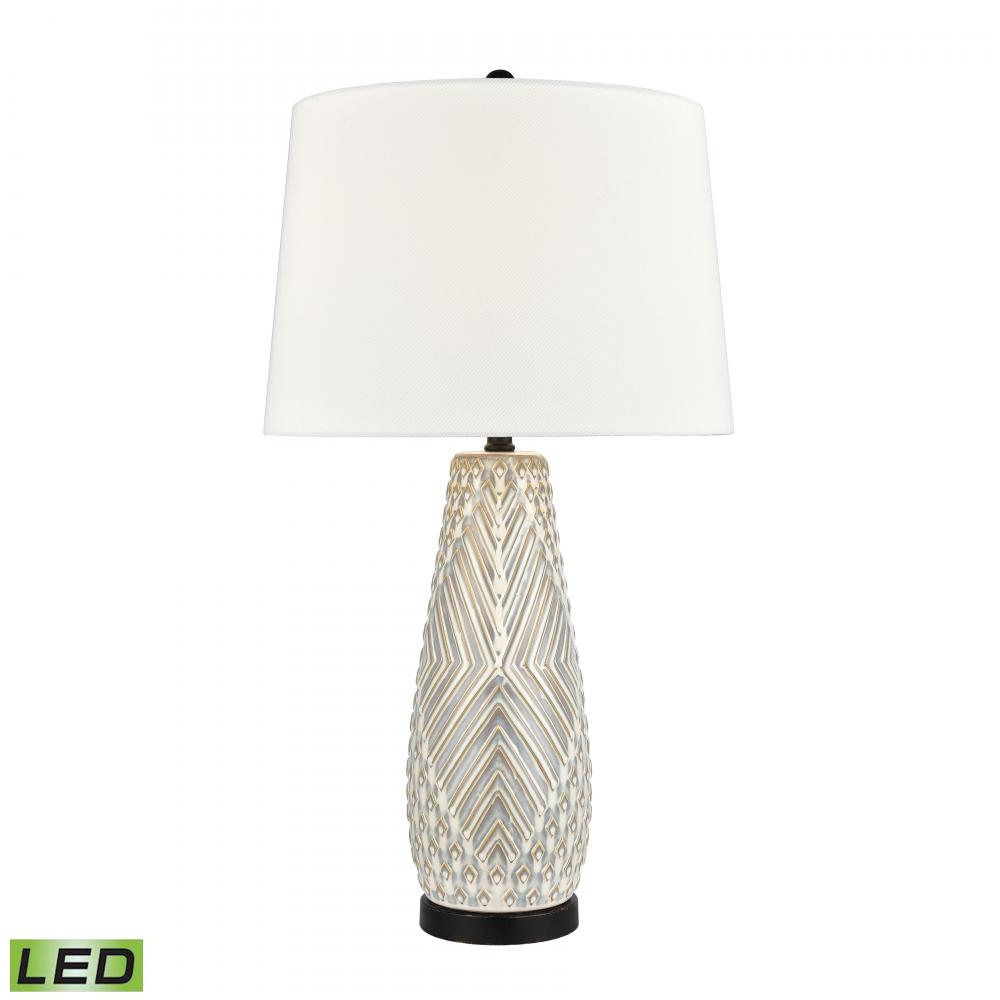 Whitland 30&#39;&#39; High 1-Light Table Lamp - Gray - Includes LED Bulb