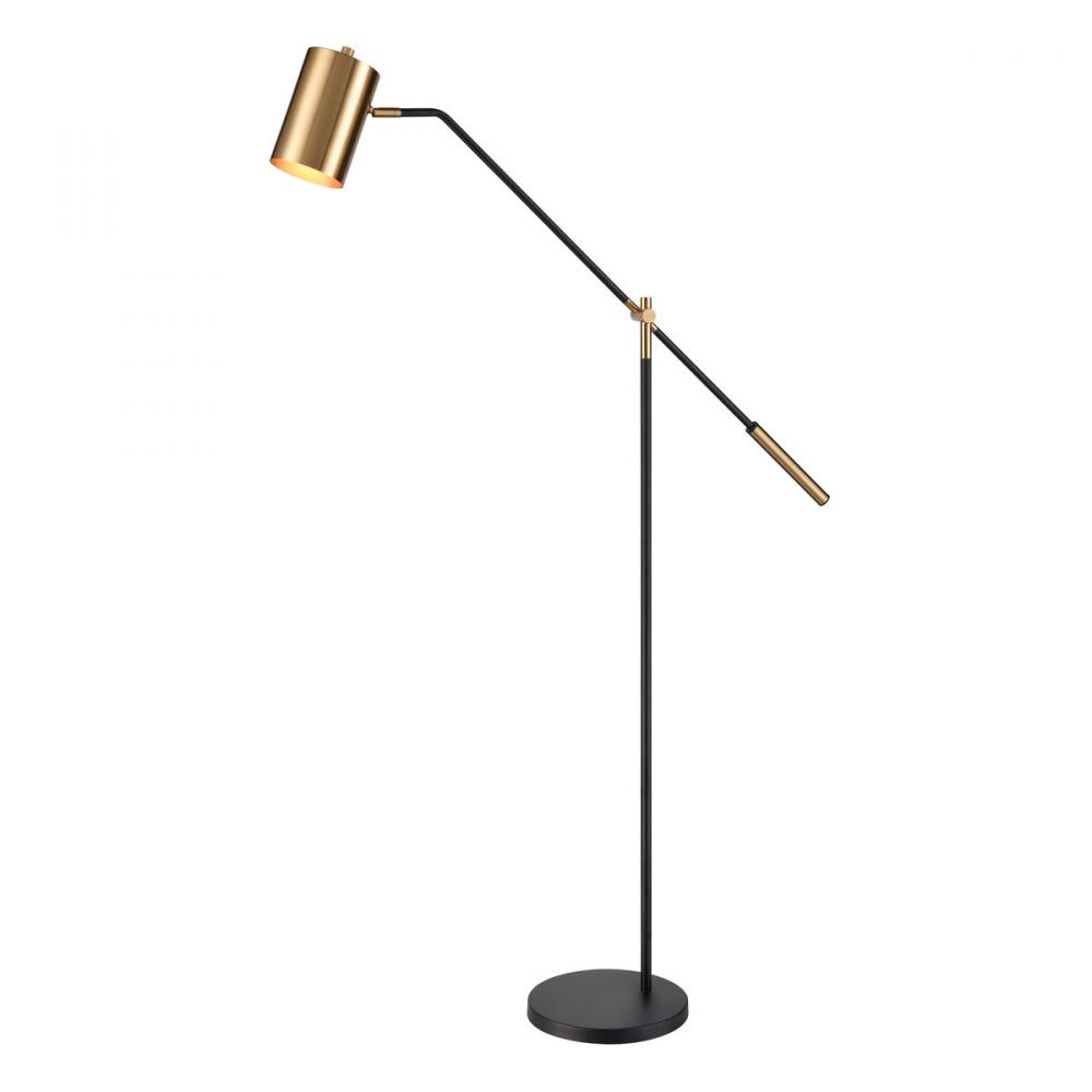 Oliver Avenue 64&#39;&#39; High 1-Light Floor Lamp - Matte Black