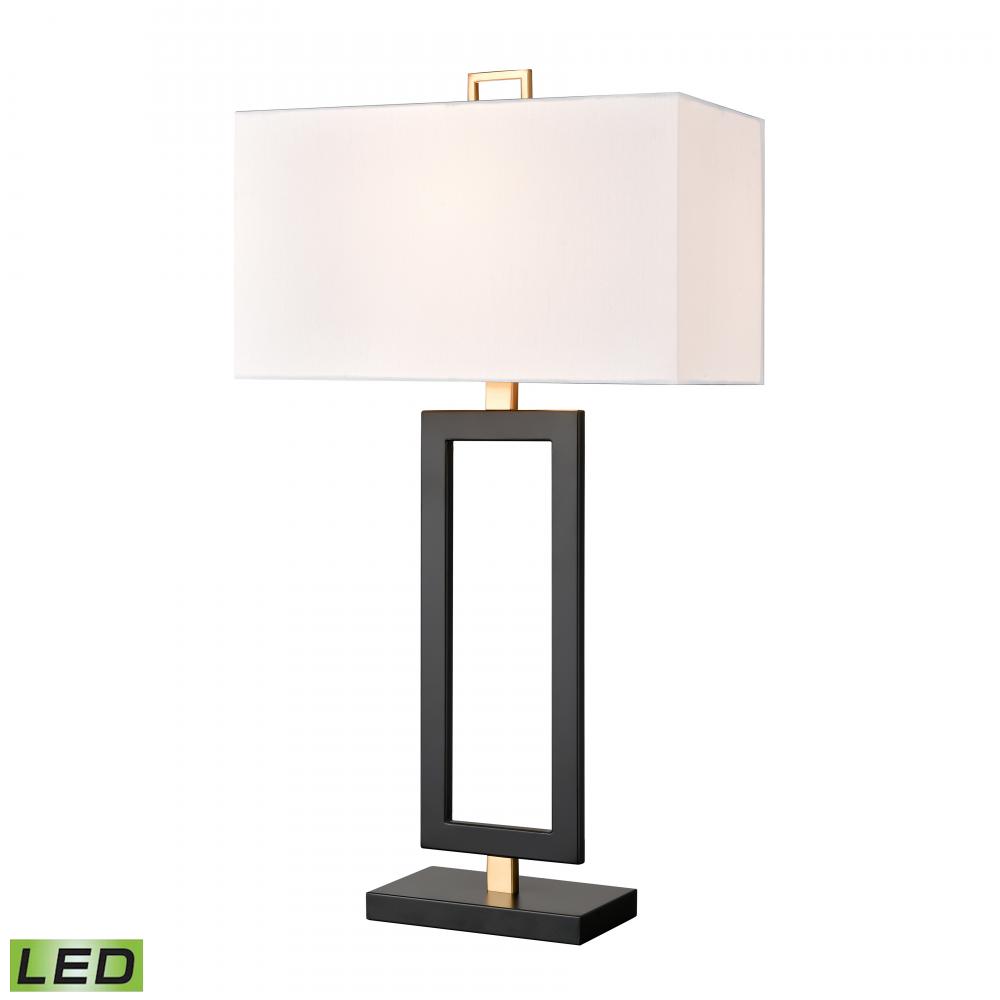 Composure 29&#39;&#39; High 1-Light Table Lamp - Matte Black - Includes LED Bulb