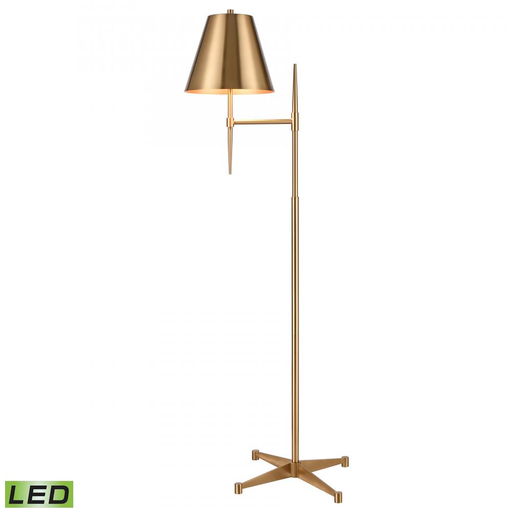 Otus 65&#39;&#39; High 1-Light Floor Lamp - Aged Brass - Includes LED Bulb