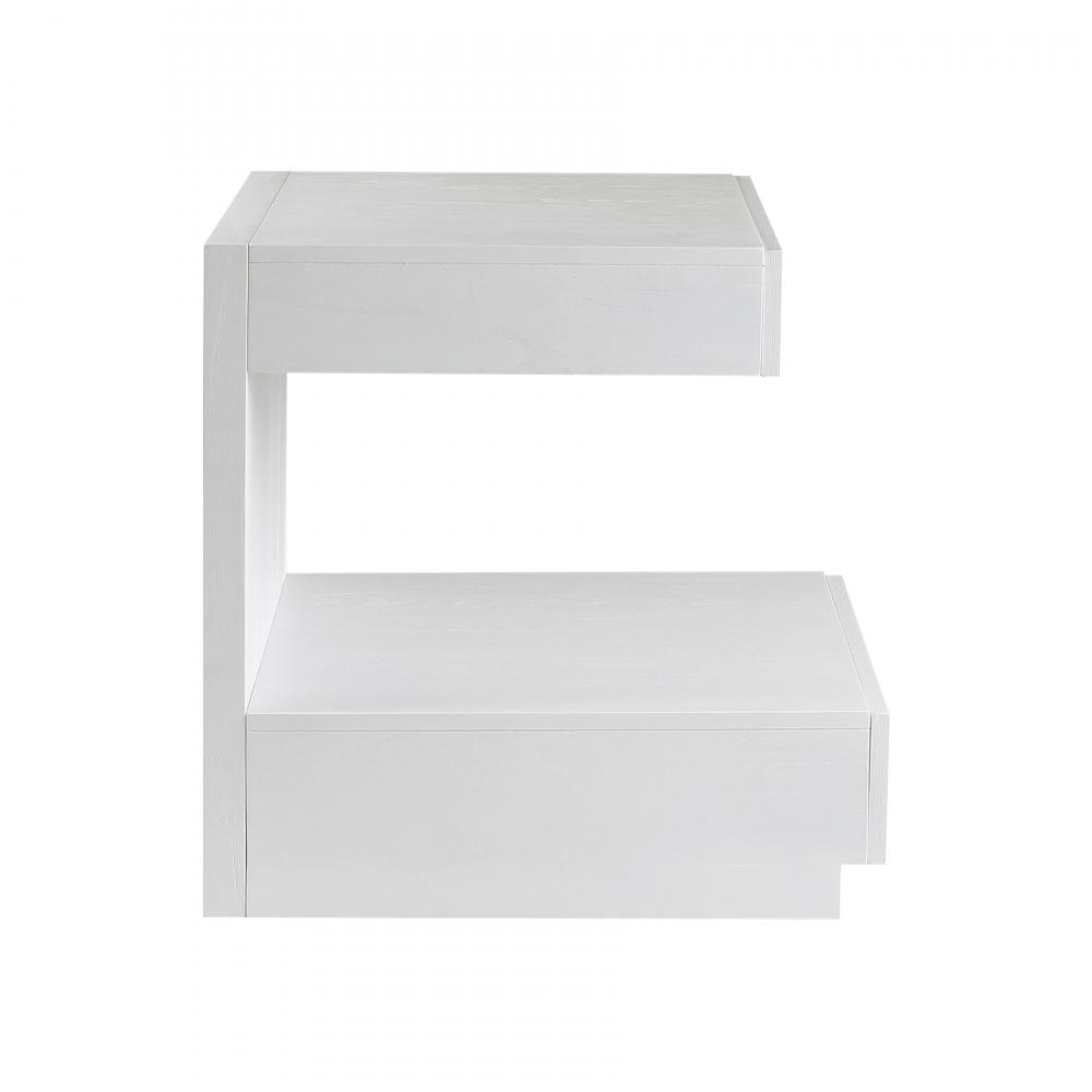 Checkmate Accent Table - White
