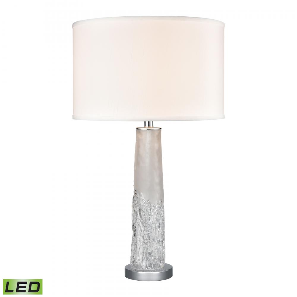 Juneau 30&#39;&#39; High 1-Light Table Lamp - Clear - Includes LED Bulb
