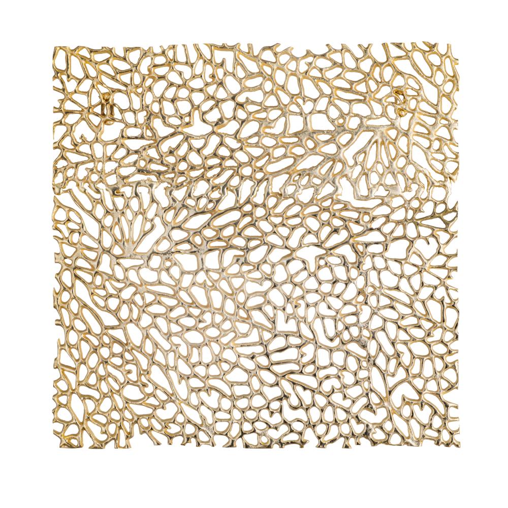 Mianus Dimensional Wall Art - Gold