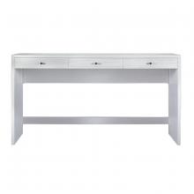 ELK Home S0075-9860 - Checkmate Waterfall Console Table - Checkmate White