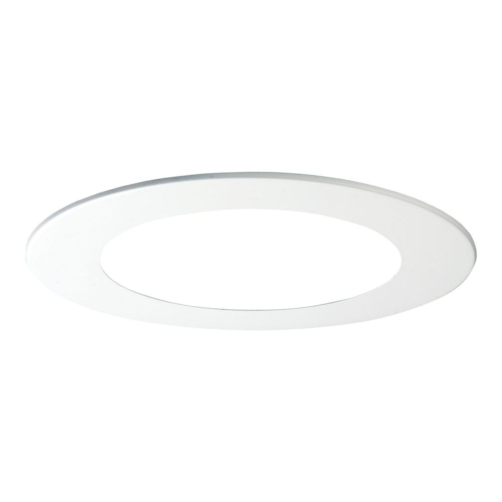 7 1/2&#34; METAL OVERSIZE TRIM RING, WHITE