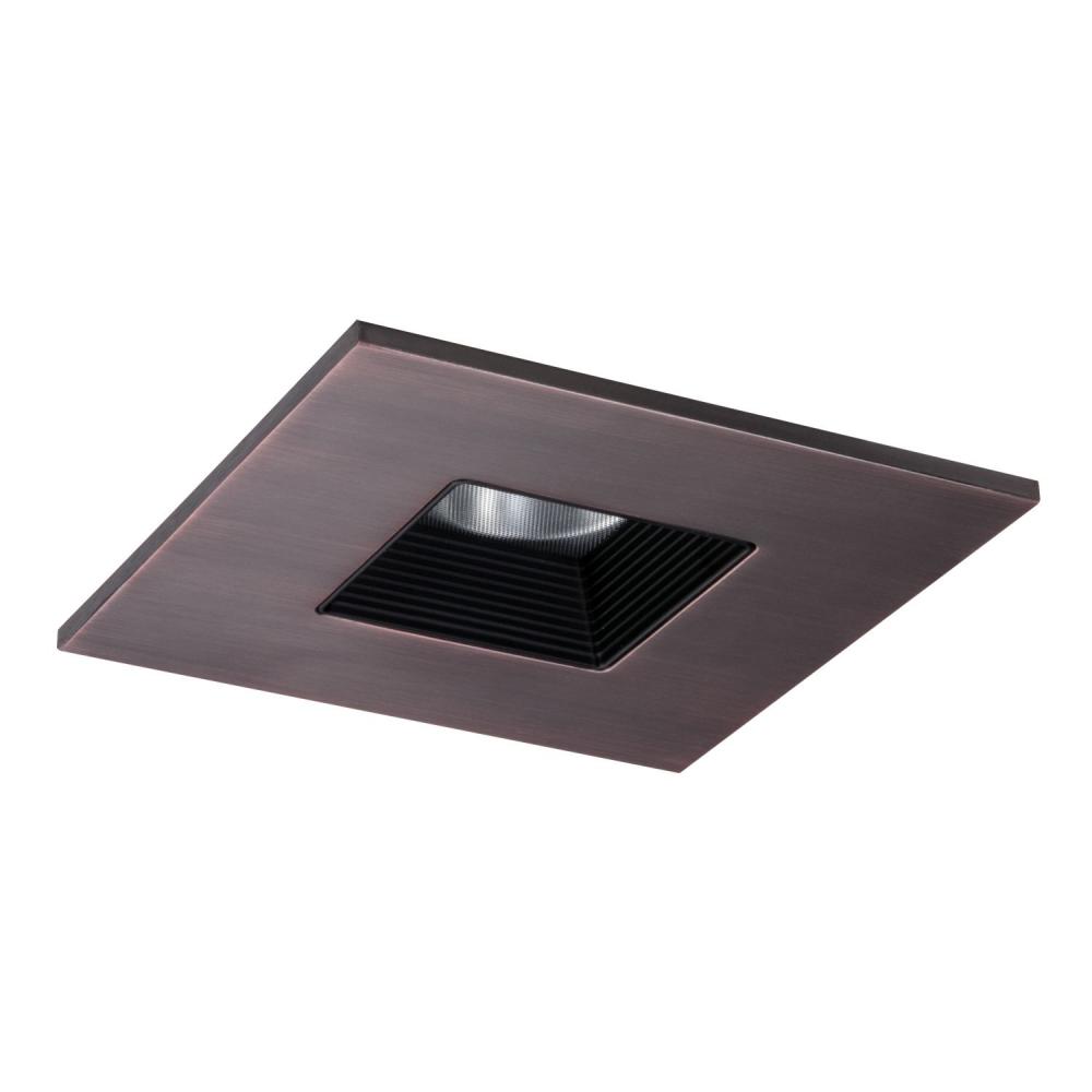 4IN SQUARE BAFFLE TRIM,  SOLITE LENS, TU