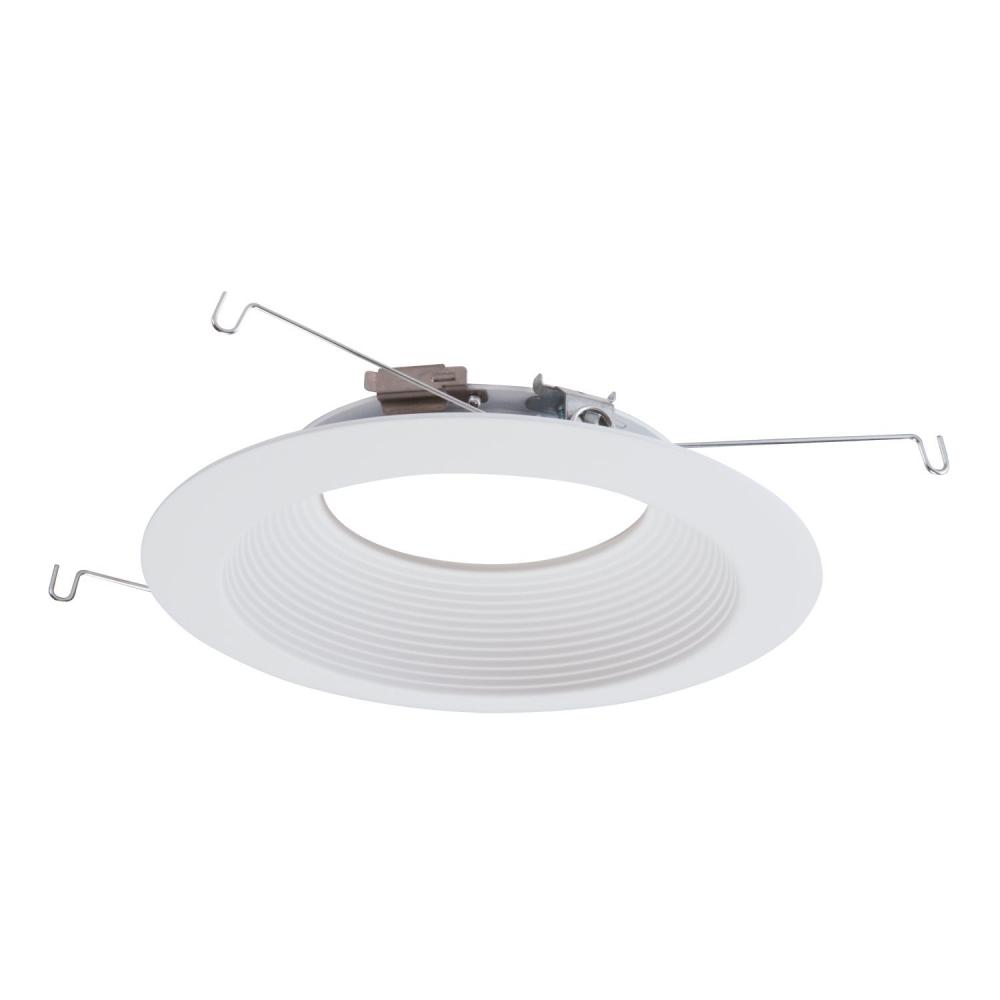 6IN LED DOWNLIGHT TRIM, MATTE WHITE MICR