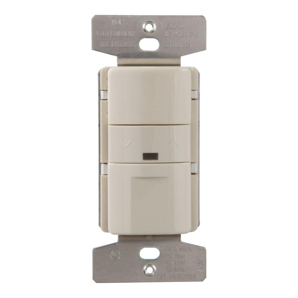 PIR WALL SWITCH 120/277V AUTO/MAN LA