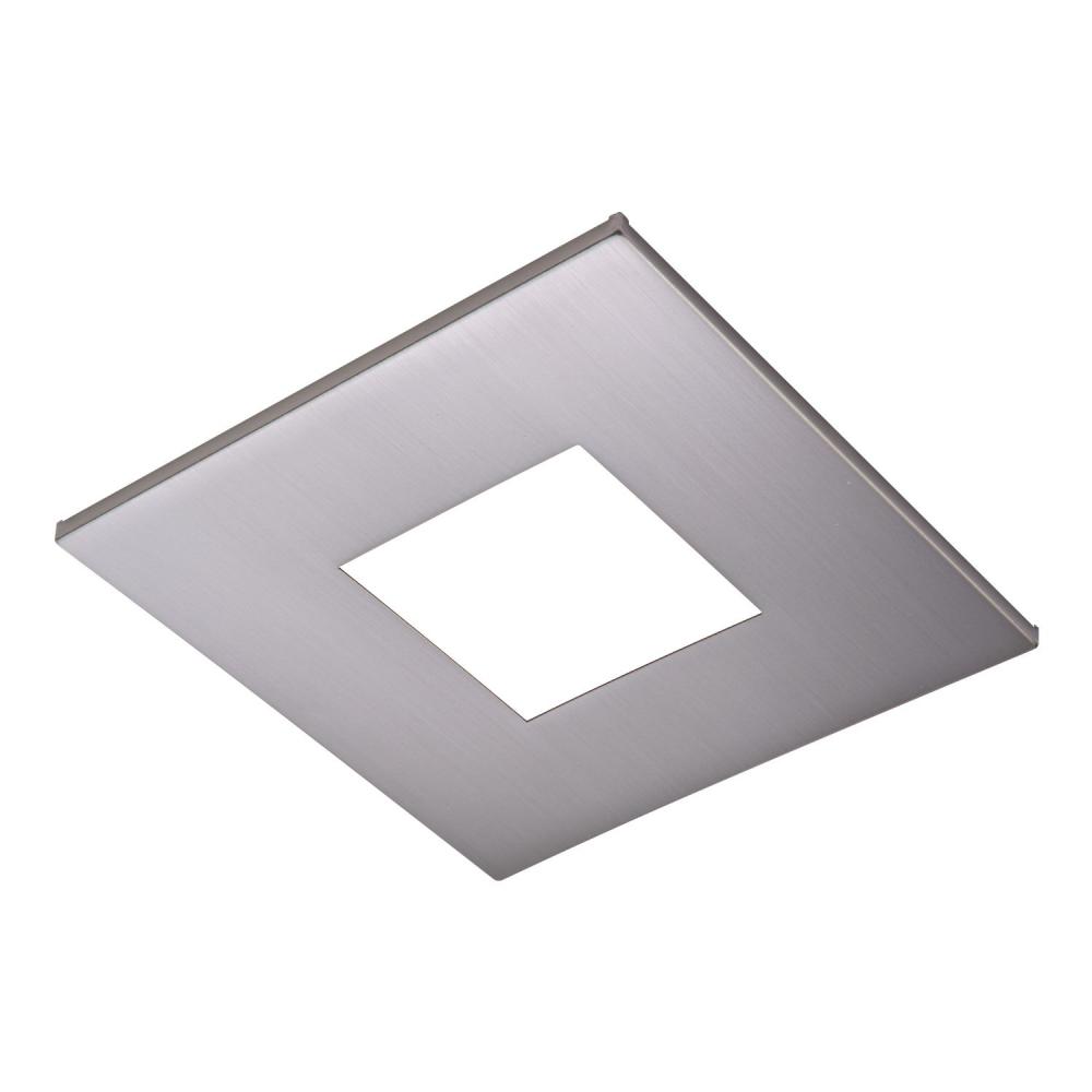 2&#34; SQ PIN, OPEN, BRUSHED NICKEL FLG