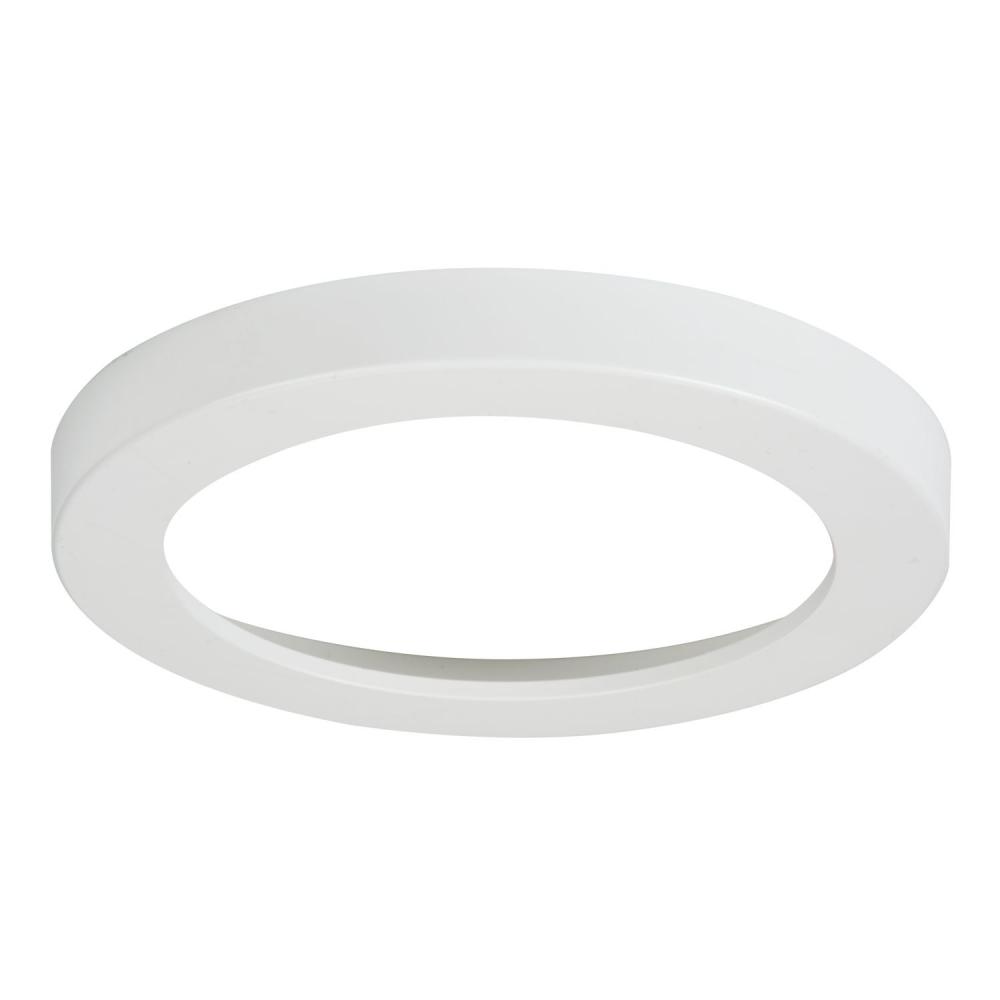 12&#34; SMD-EM RND PAINTABLE WHITE TRIM OVER