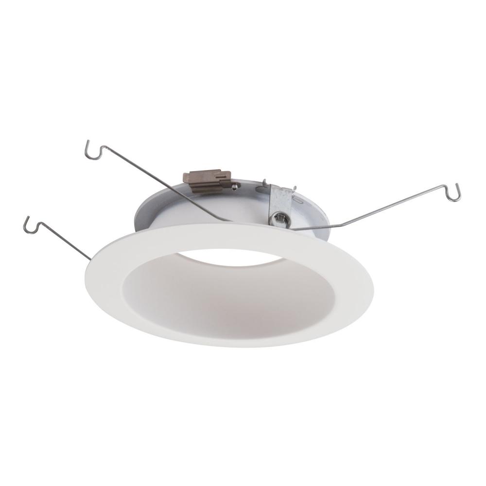 5IN LED DOWNLIGHT TRIM, MATTE WHITE REFL