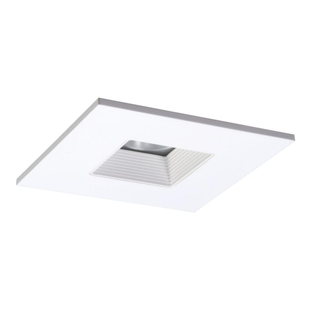 4IN SQUARE BAFFLE TRIM, SOLITE LENS, WHI