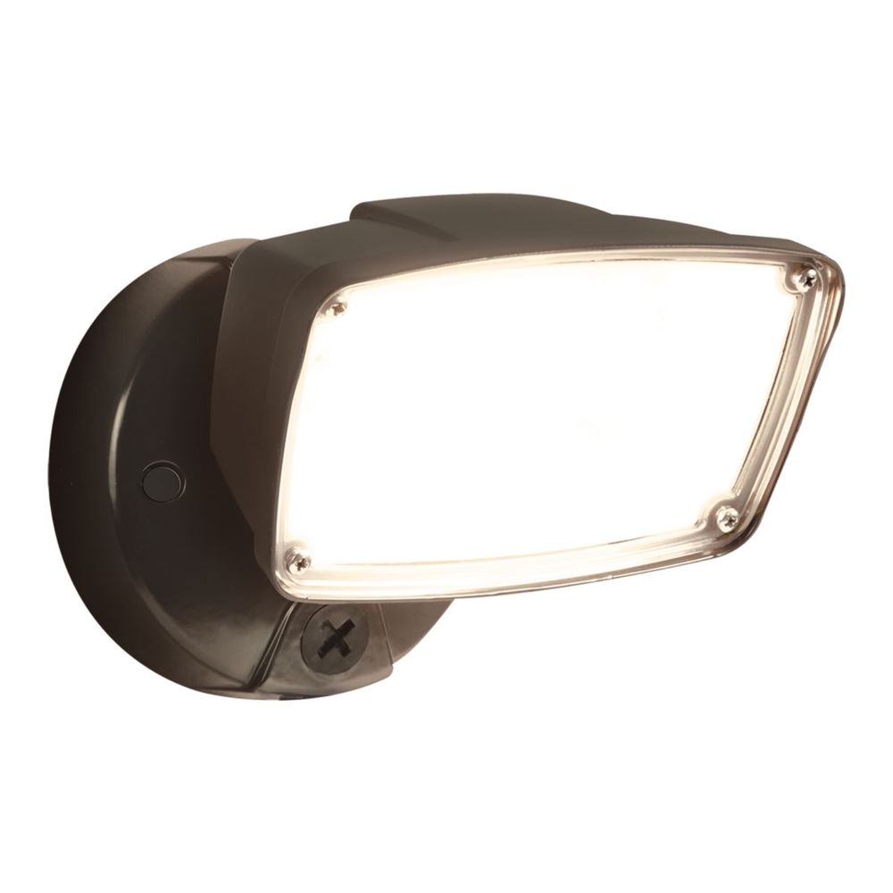 LARGE SINGLE LED FLOOD, 3T, BZ