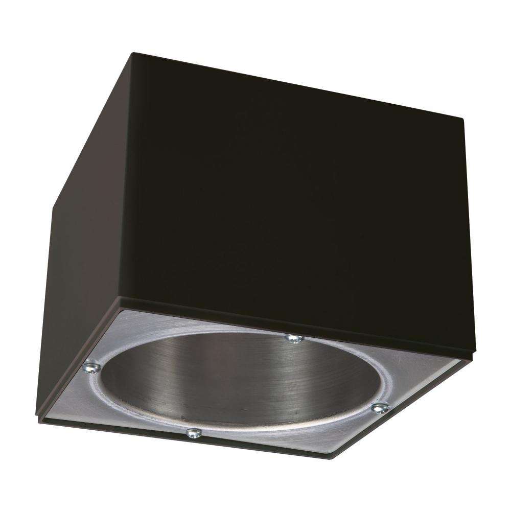 4&#34; SURFACE SQUARE, 120V, MATTE BLACK