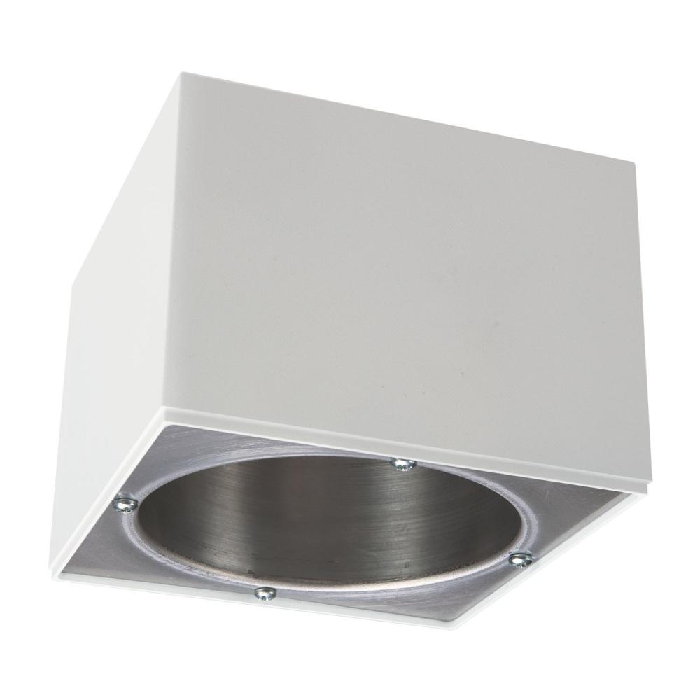 4&#34; SURFACE SQUARE, 120V, MATTE WHITE