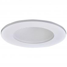 Cooper Lighting Solutions TL411WB - 4" WHITE BAFFLE REFLECTOR W/LENS, WHITE
