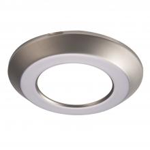 Cooper Lighting Solutions SLD4TRMSN - 4" SLD SATIN NICKEL TRIM OVERLAY