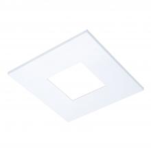 Cooper Lighting Solutions TL42SMW - 2" SQ PIN, OPEN, MATTE WHITE FLG