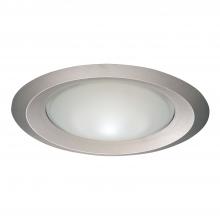 Cooper Lighting Solutions 6150SN - 6" FROST LENS SHOWERLIGHT, SN PLASTIC SF