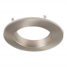 Cooper Lighting Solutions RL4TRMSN - 4" SATIN NICKEL TRIM RING