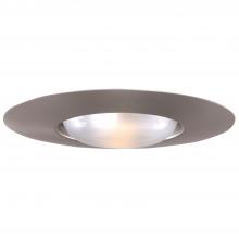 Cooper Lighting Solutions 301SN - 6" TRIM OPEN SATIN NICKEL