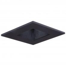 Cooper Lighting Solutions 3012BKBB - 3" ADJ LENS SQUARE MB BAFFLE, MB TRIM