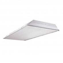 Cooper Lighting Solutions 2GR8-332A125-UNV-EB81-U - GR8 3 LMP 2X4 FL TROF .125 ELT BAL T8