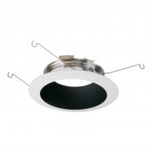 Cooper Lighting Solutions 593BB - 5IIN LED DOWNLIGHT TRIM, BLACK MICRO-STE