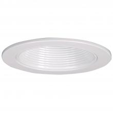 Cooper Lighting Solutions 4013BB - 4"BLACKFULLCONEBAFFLEWHITESELF-FLANGERIN