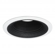 Cooper Lighting Solutions 5110BB - 5" BK PERF BAFFLE, WH SF RING