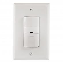 Cooper Lighting Solutions OSW-P-1001-MV-W - PIR WALL SWITCH 120/277V AUTO/MAN W