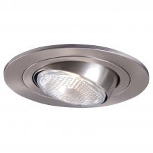 Cooper Lighting Solutions 996SN - 4IN EYEBALL TRIM 15DEG SATIN NICKEL