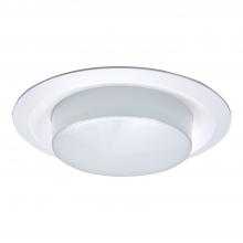 Cooper Lighting Solutions 6162WH - 6" DROP WH PLST LENS SHW, SB, WH PLST SF