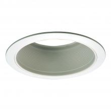 Cooper Lighting Solutions 6101WB - 6" WH METAL STRAIGHT BAFFLE, 2 WH RINGS