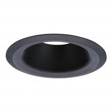 Cooper Lighting Solutions 6109BKBB - 6" BK PLASTIC COILEX BAFFLE, BK SF RING