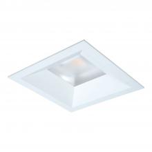 Cooper Lighting Solutions 64SWDMW - 6" SQ SHLOW TRM,WIDE DST,MATTE WHITE