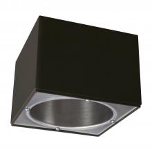 Cooper Lighting Solutions HS4SMB - 4" SURFACE SQUARE, 120V, MATTE BLACK