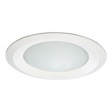 Cooper Lighting Solutions 6150WH - 6" FROST LENS SHOWERLIGHT, WH PLASTIC SF