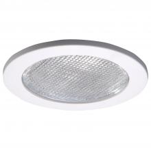 Cooper Lighting Solutions 4055WH - 4"FLATFROSTSHOWERLIGHTDEADFRONTWHITEPLAS