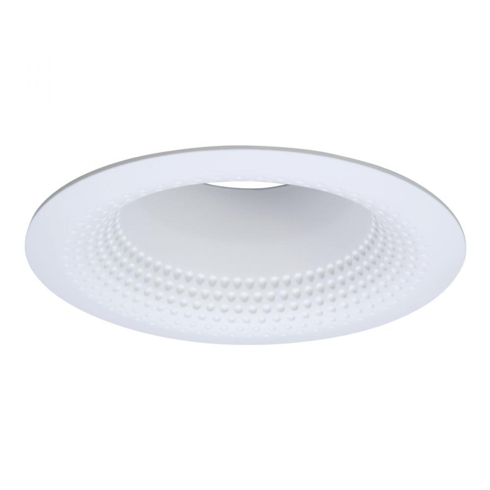 5&#34; WHITE PERF BAFFLE, WH SF RING