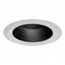 Cooper Lighting Solutions - Canada 6125BB - 6" BK FULL BAFFLE, WH SF OT RING