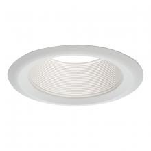 Cooper Lighting Solutions - Canada 6103WB - 6" WH METAL STRAIGHT BAFFLE, WH SF RING