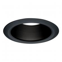 Cooper Lighting Solutions - Canada 5102BB - 5" BK METAL TAPERED BAFFLE, WH SF RING